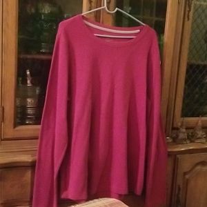Sanoma Red Long Sleeve Shirt
